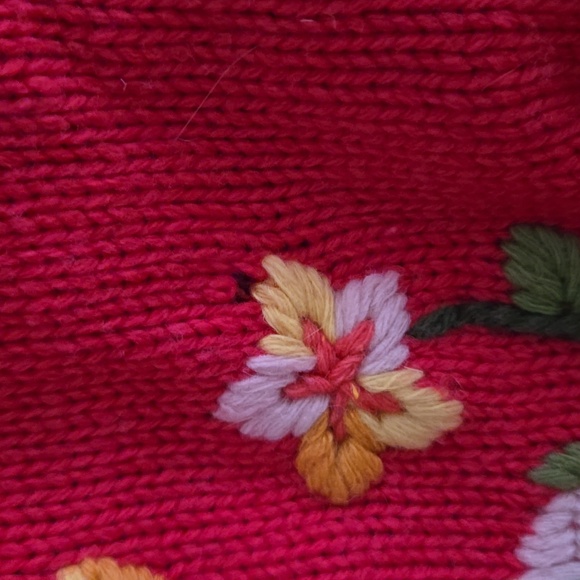 LoveShackFancy Valencia Duster Sweater Cardigan Pink - Picture 5 of 8